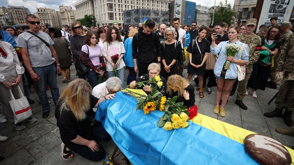 Ukraine Crisis / Funeral ceremony in Kyiv