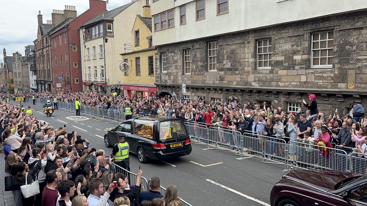 The Coffin Carrying Queen Elizabeth II Transfers From Balmoral To Edinburgh