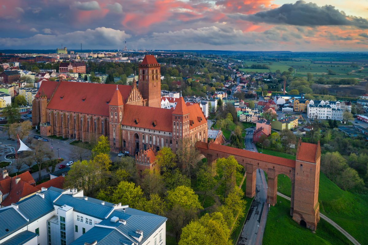 The,Kwidzyn,Castle,And,Cathedral,At,Sunset,,Poland