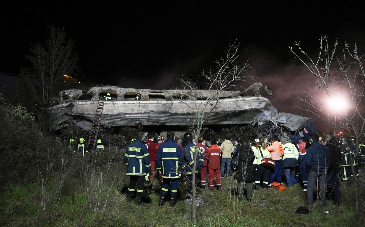 Grèce: accident de train avec plusieurs blessés