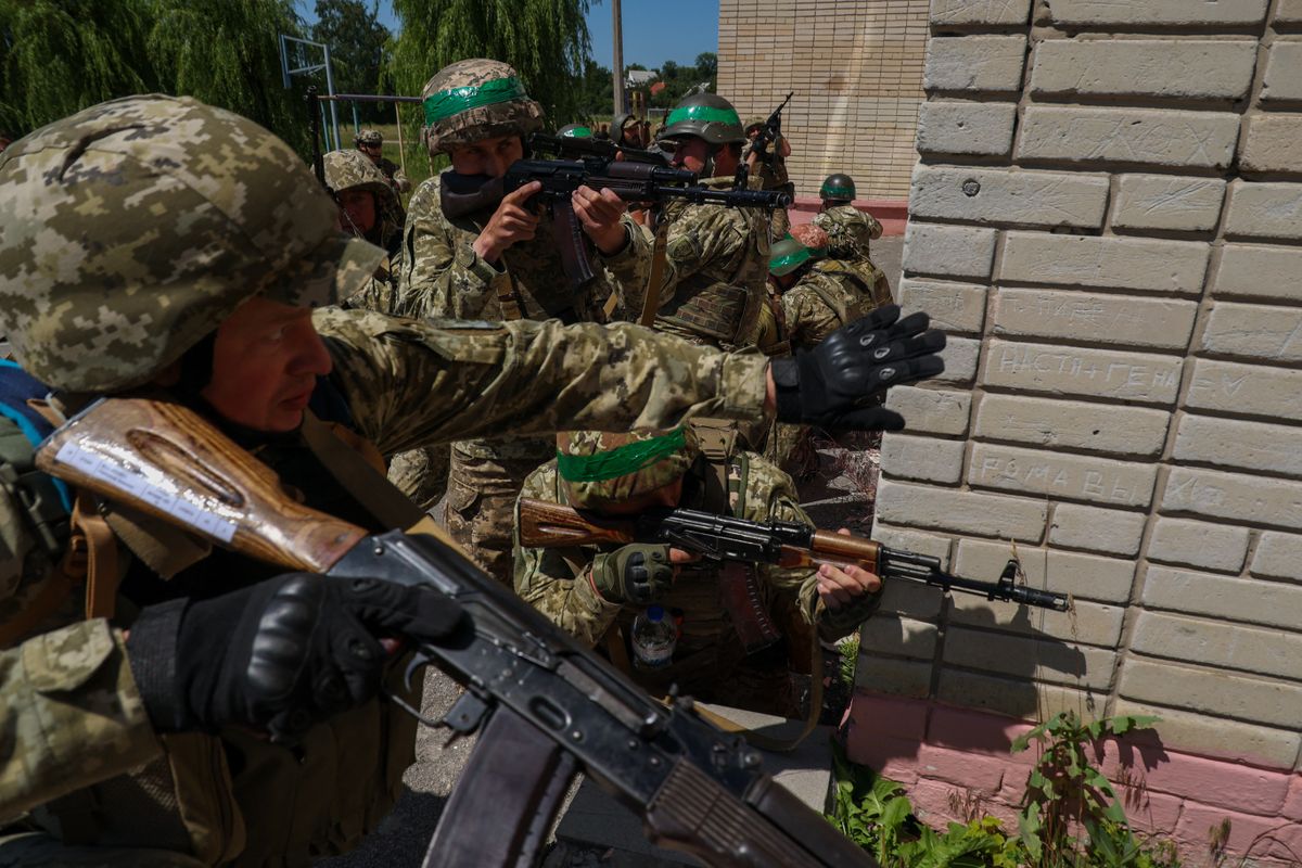 Training session of the Ukrainian Defense Forces