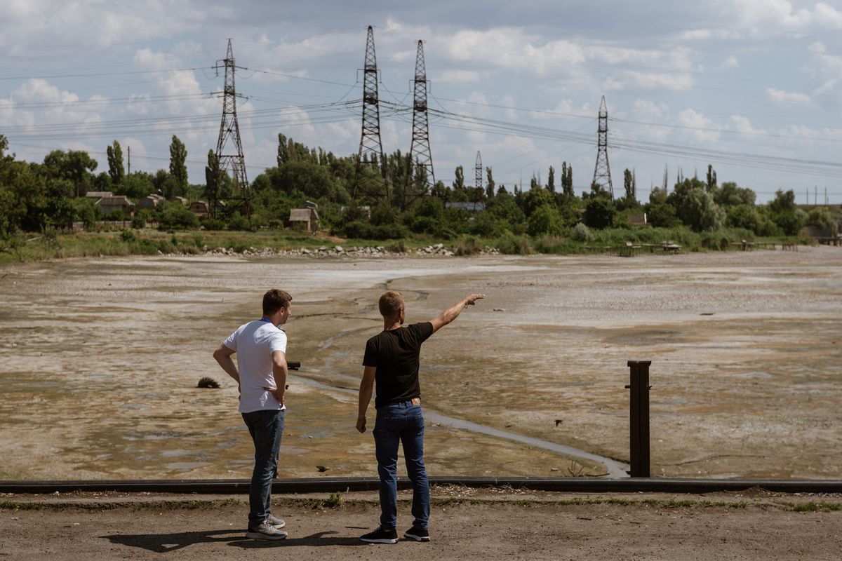 Water shortage continues in Ukraine's Nikopol