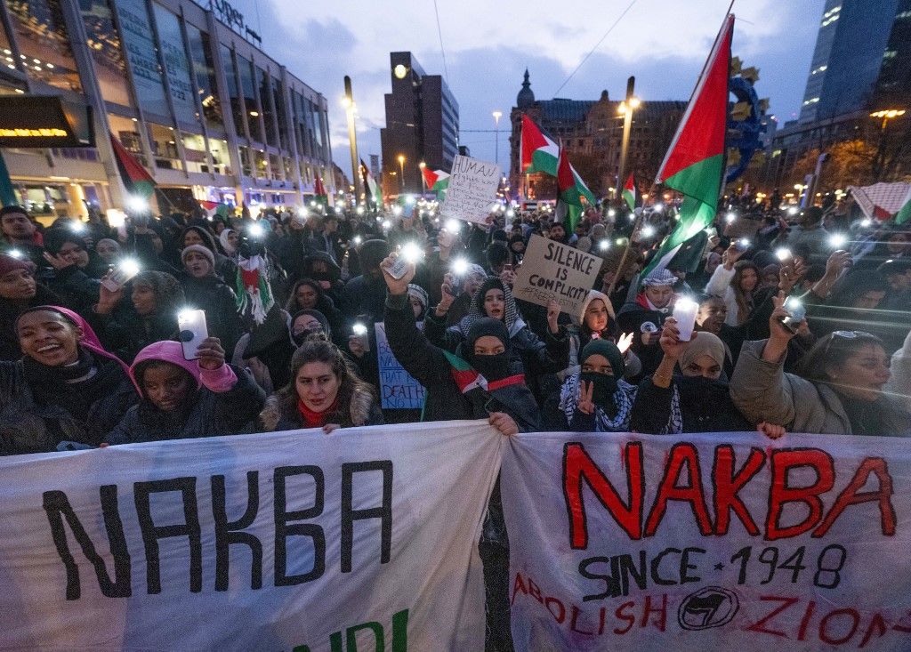 Pro-Palestine demonstration in Frankfurt