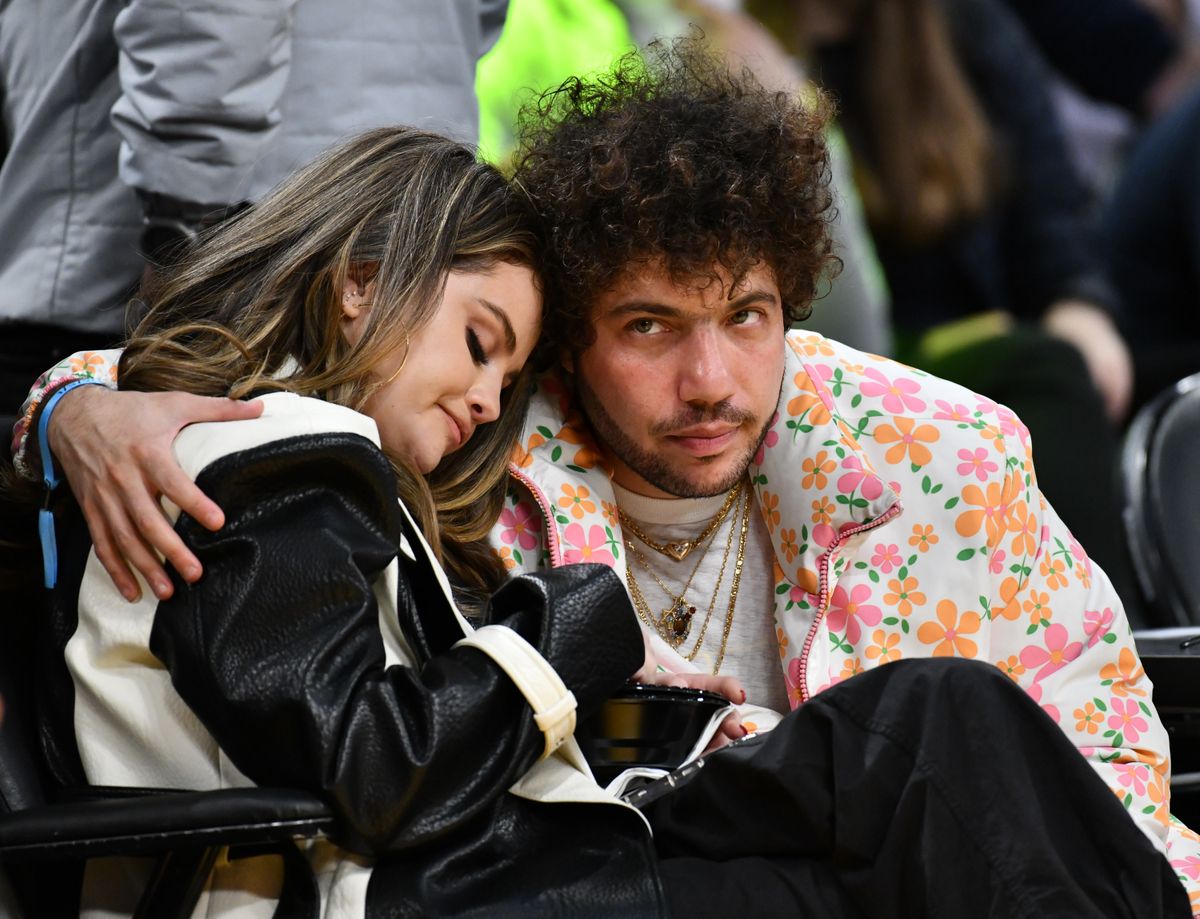 Celebrities At The Los Angeles Lakers Game