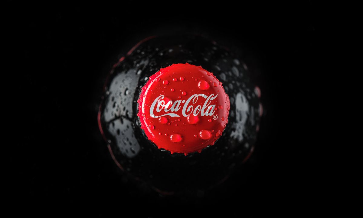 Severodonetsk,Ukraine,08212021,-,Coca,Cola,Bottle,Top,View,On