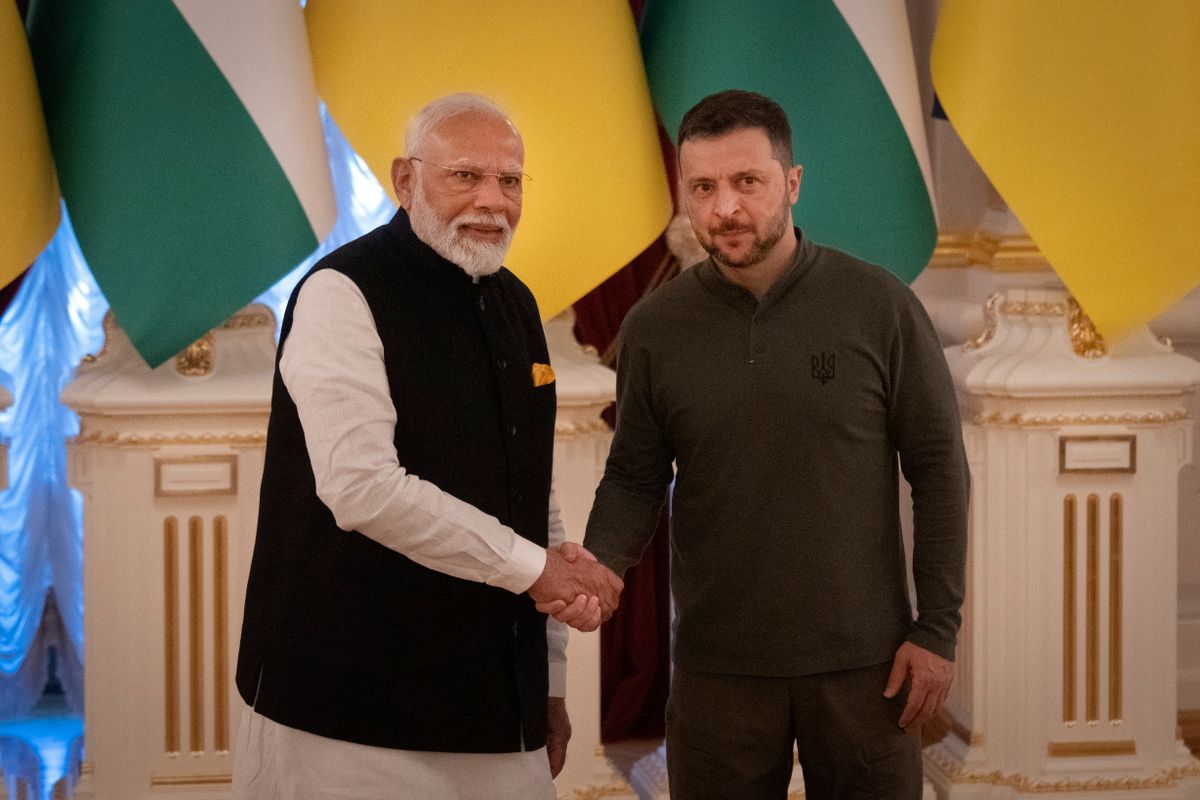 ZELENSZKIJ, Volodimir; MODI, Narendra