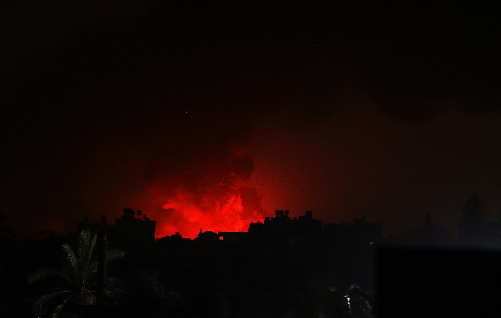 Israeli airstrike on Al-Maghazi refugee camp