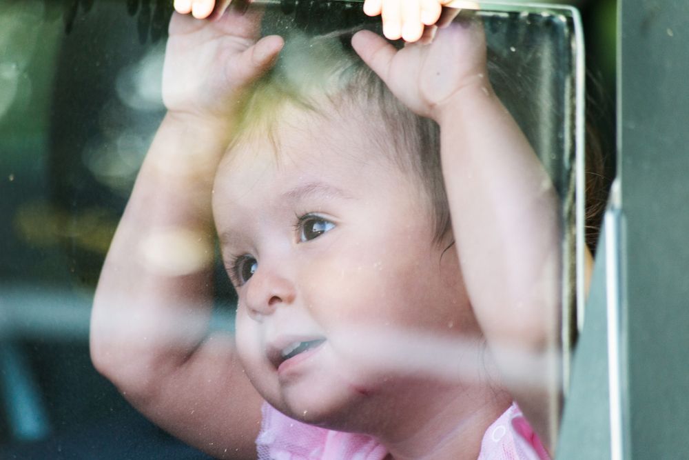 The,Child,Was,Left,In,The,Car.,Portrait,Of,A