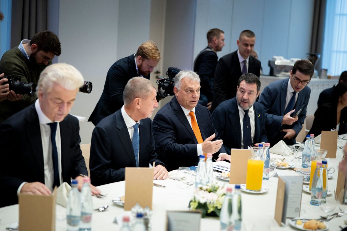 ORBÁN Viktor; SALVINI, Matteo; BABIS, Andrej; WILDERS, Geert