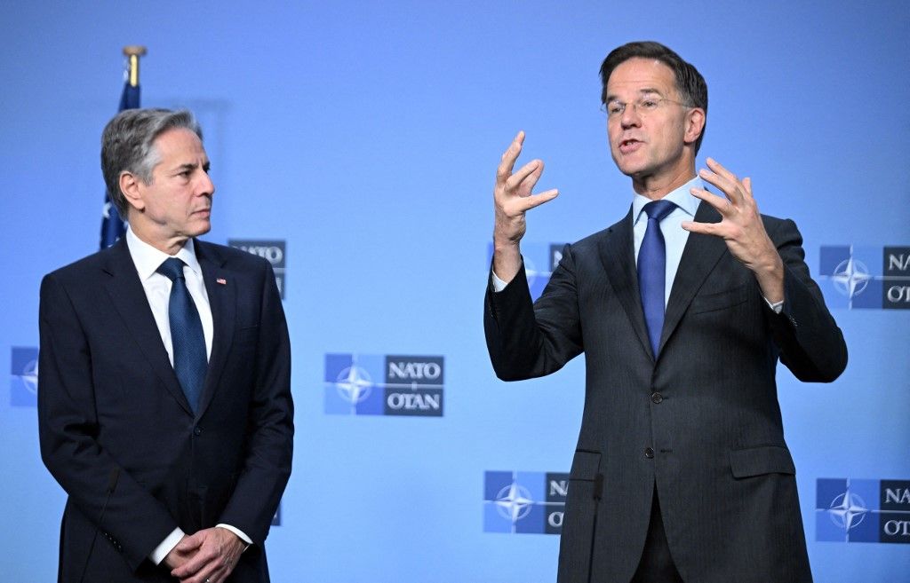 Antony Blinken - Mark Rutte joint press conference in Brussels