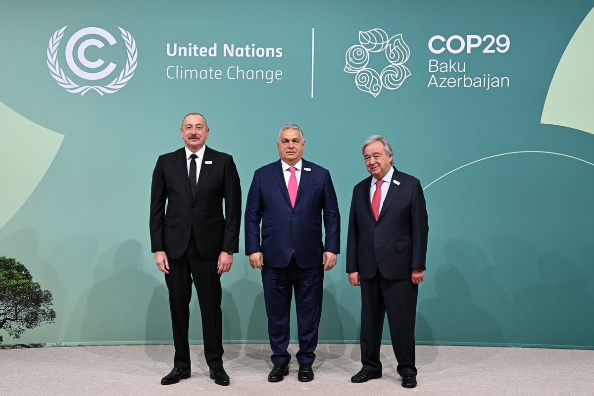 ALIYEV, Ilham; ORBÁN Viktor; GUTERRES, António