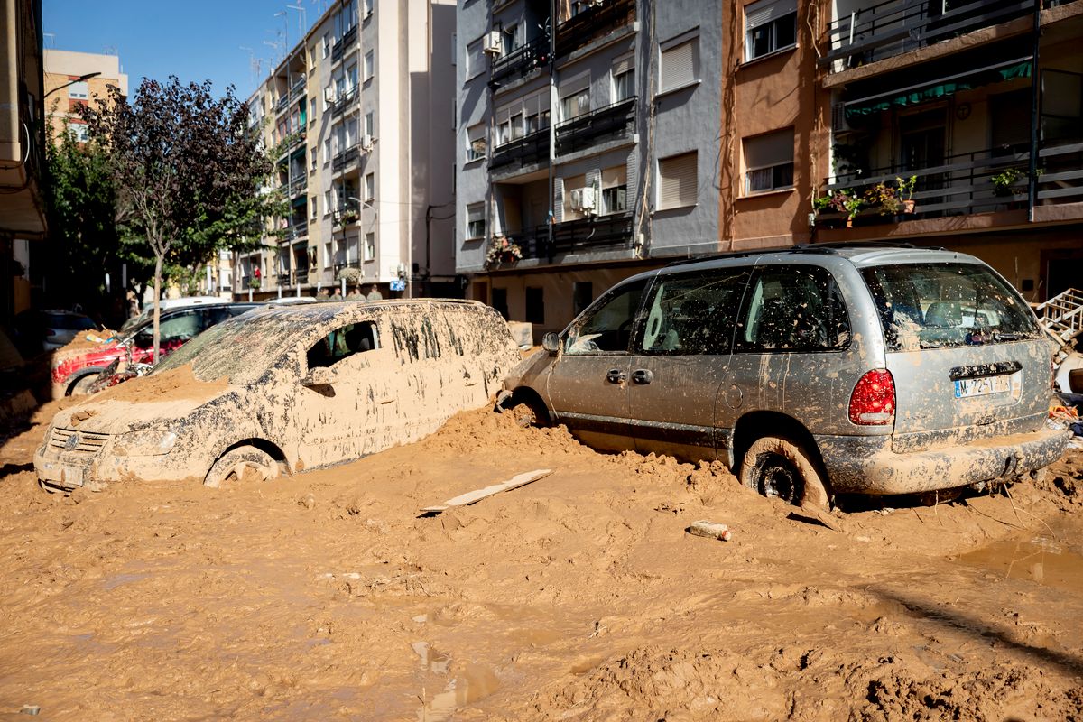 Volunteers In Valencia Floods