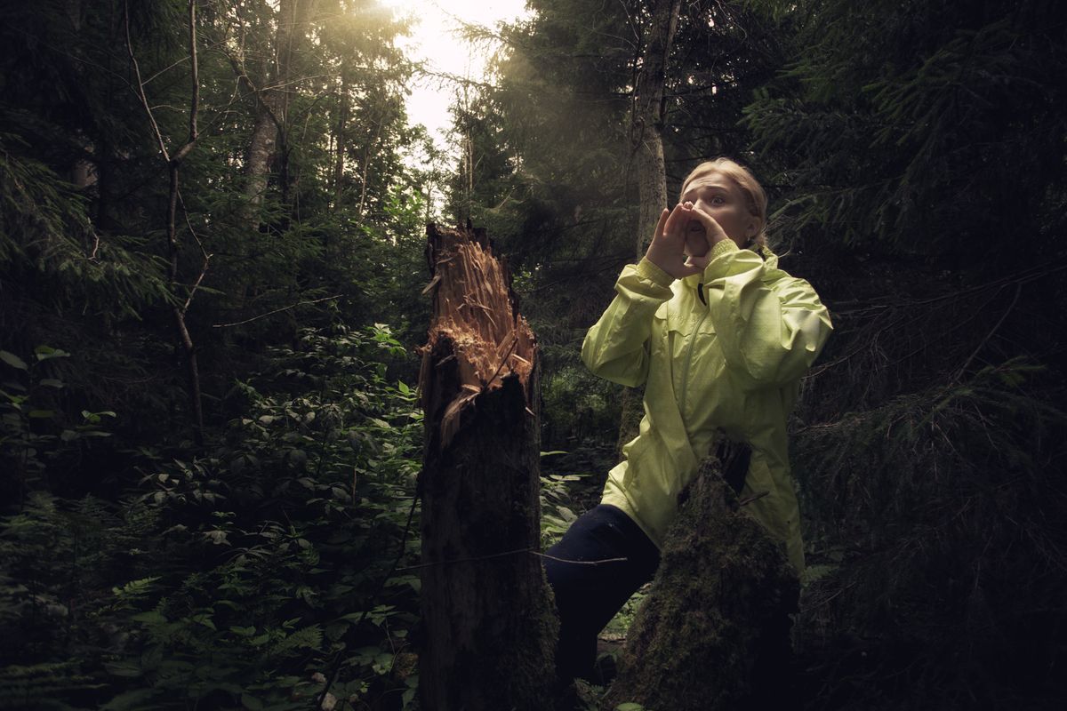 Portrait,Of,Nice,Young,Girl,Hanging,Out,In,The,Wood