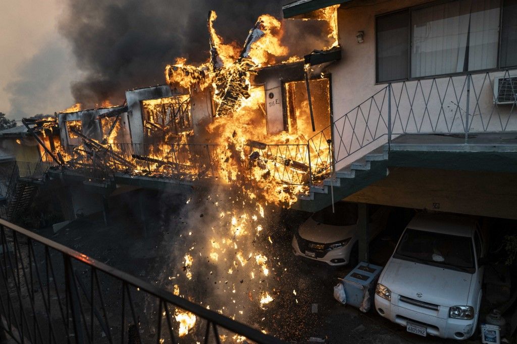 Powerful Winds Fuel Multiple Fires Across Los Angeles Area