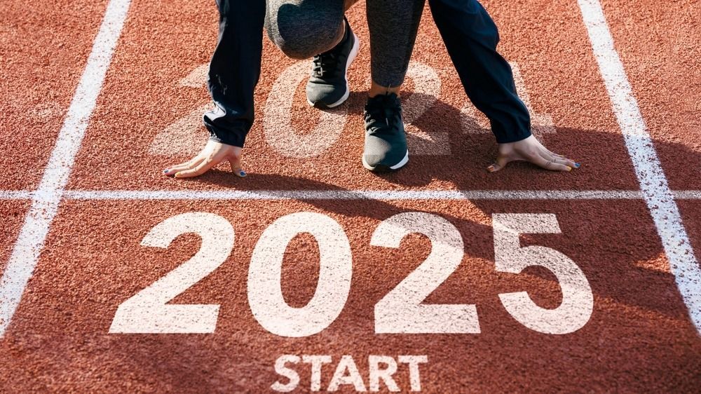 New,Year,Resolution,2025,Concept.,Word,Start,2025,Written,On