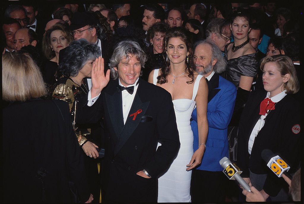 Richard Gere and Cindy Crawford at Academy Awards