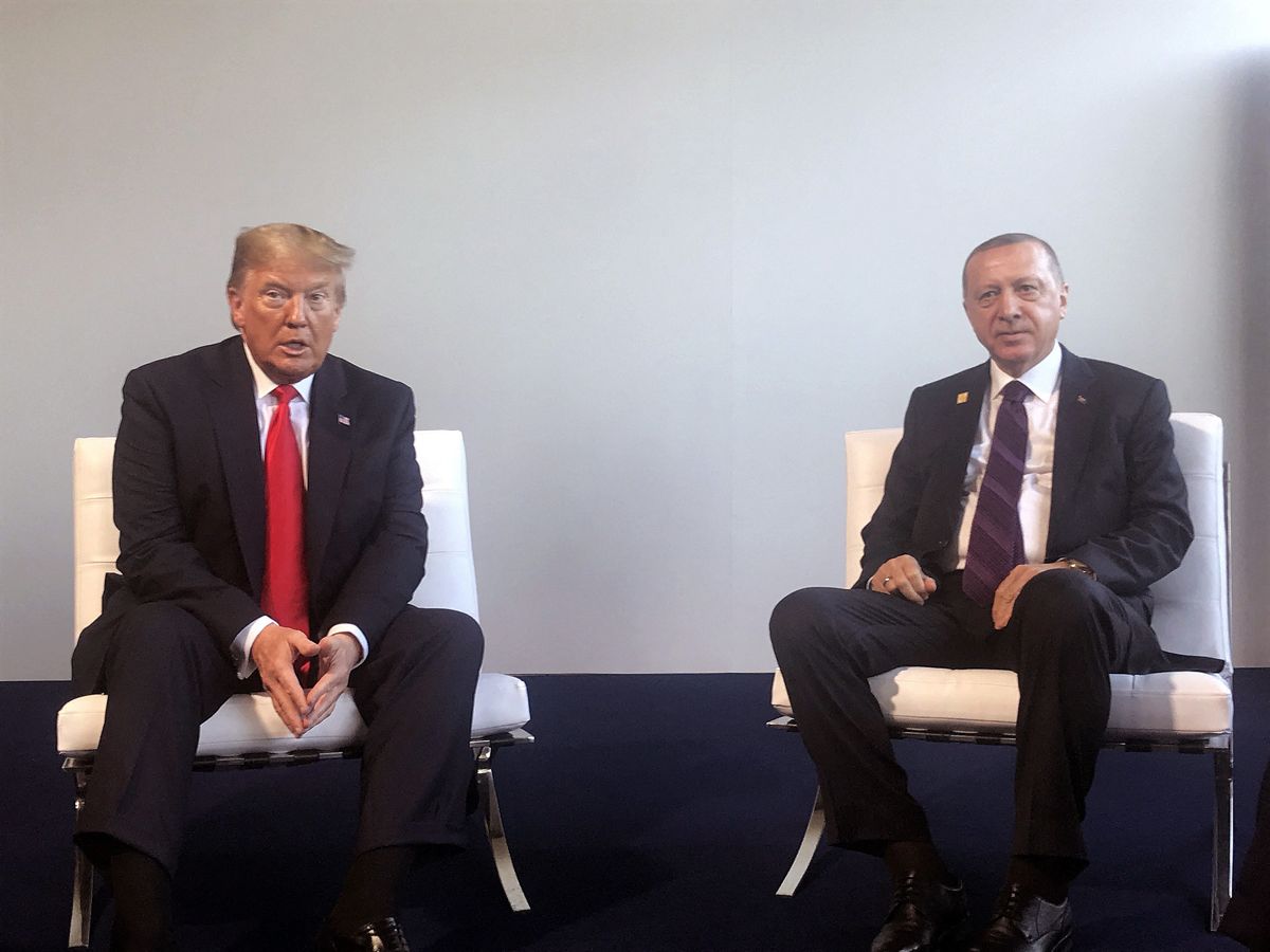 Erdogan, Trump, amerikai elnök, örök elnök, szankciók, háború