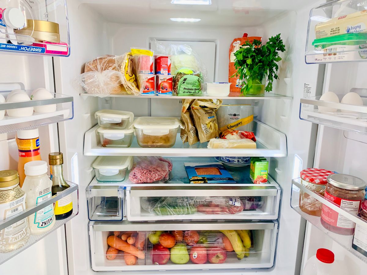 Dubai,,Uae,-,09/04/2020:,Kitchen.,The,Big,Fridge,Is,Full