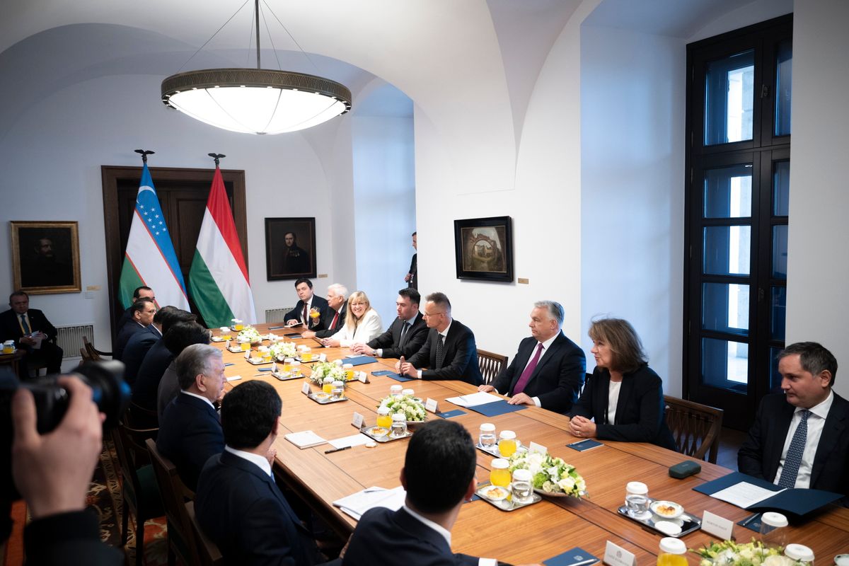 NAGY Márton; SCHMIDT Mária; SZIJJÁRTÓ Péter; ORBÁN Viktor; MIRZIJOJEV, Savkat