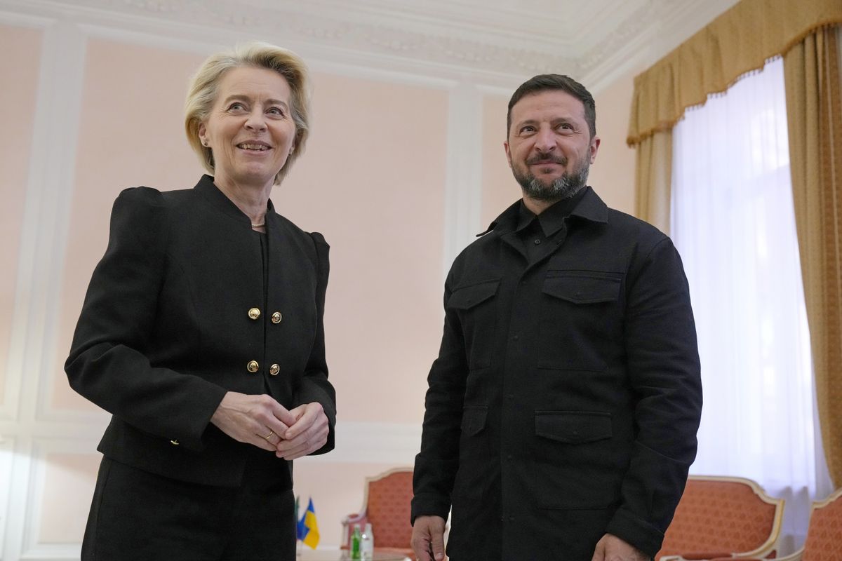 VON DER LEYEN, Ursula; ZELENSZKIJ, Volodimir, ukrajna