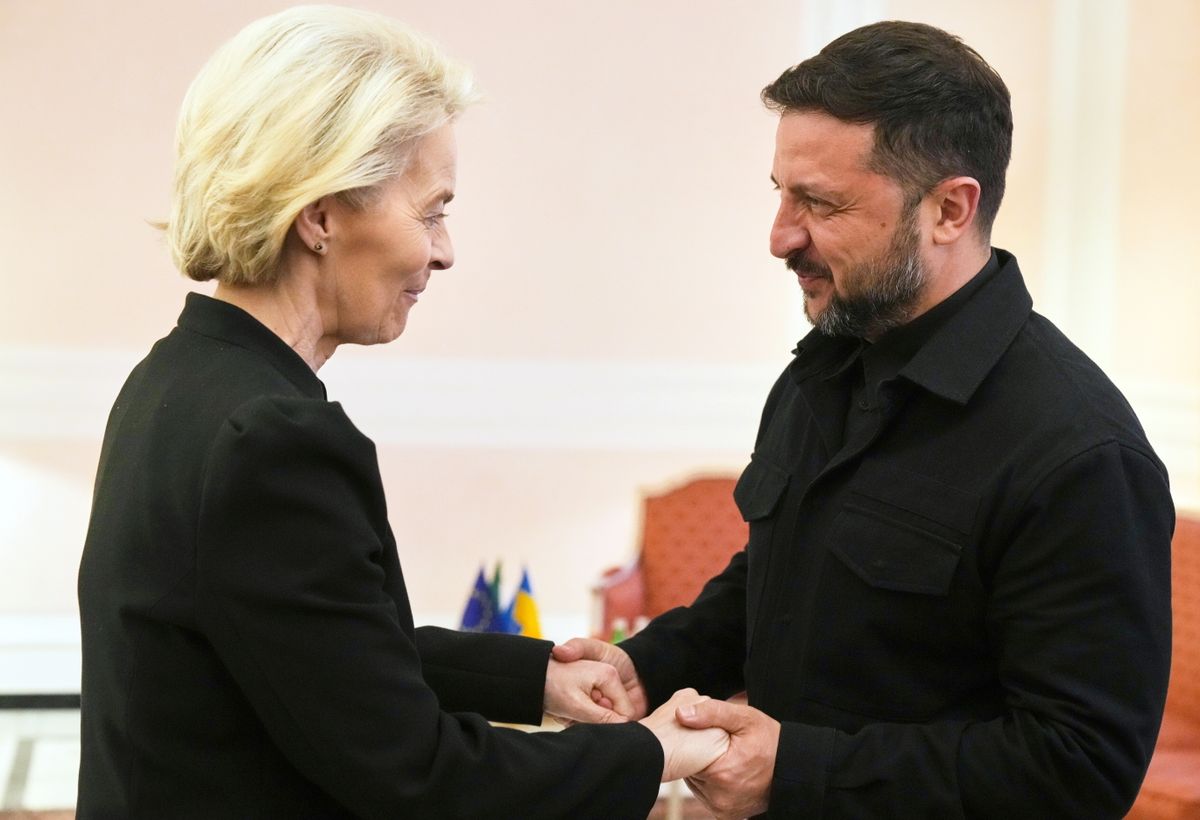 VON DER LEYEN, Ursula; ZELENSZKIJ, Volodimir