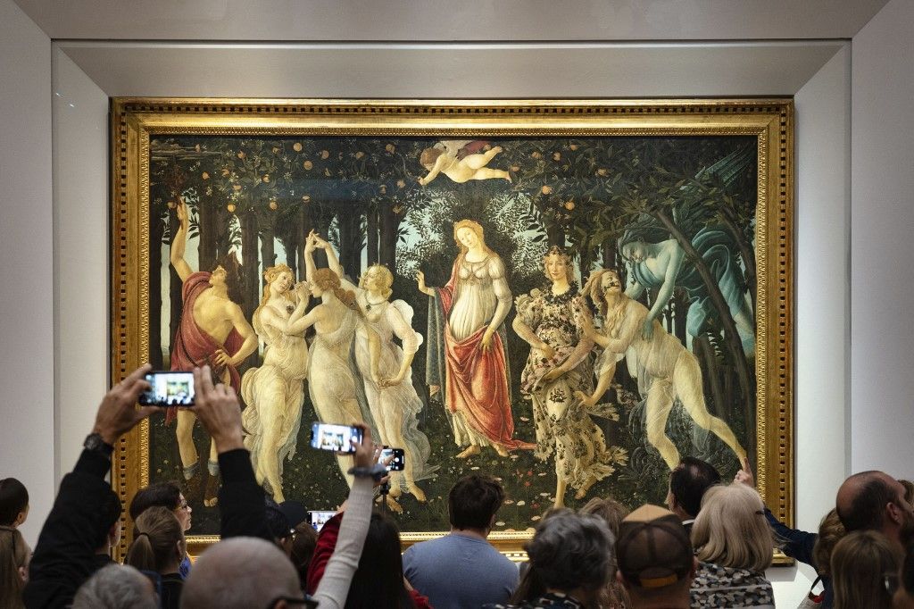 Italy toscane florence galleria degli uffizi primavera botticelli