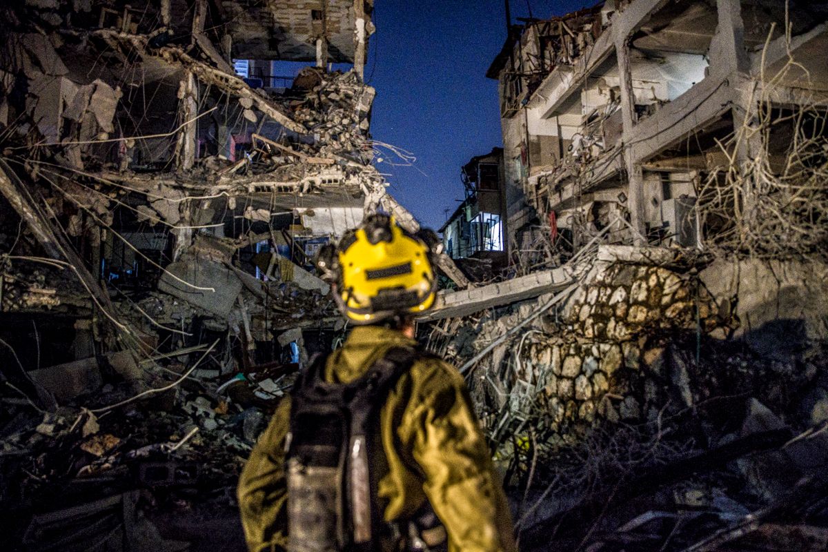 Iranian missile Attack in Tel Aviv