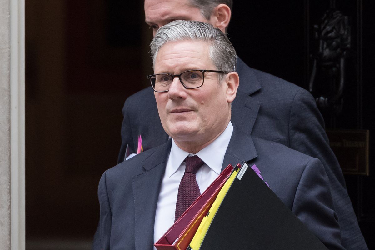 Keir Starmer Departs Downing Street For PMQs In London