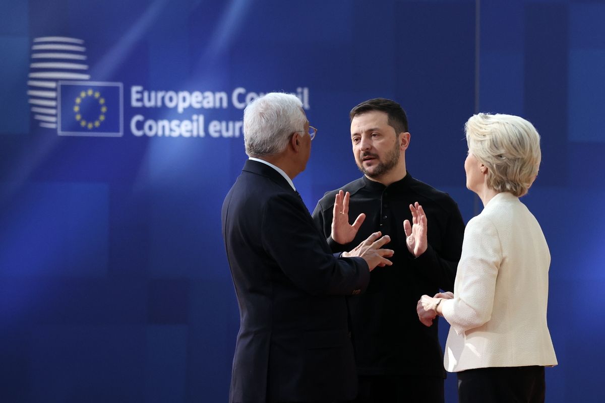 VON DER LEYEN, Ursula; ZELENSZKIJ, Volodimir; COSTA, António