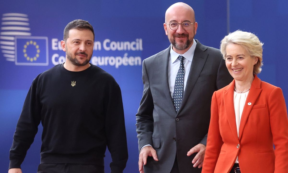 VON DER LEYEN, Ursula; ZELENSZKIJ, Volodimir; MICHEL, Charles