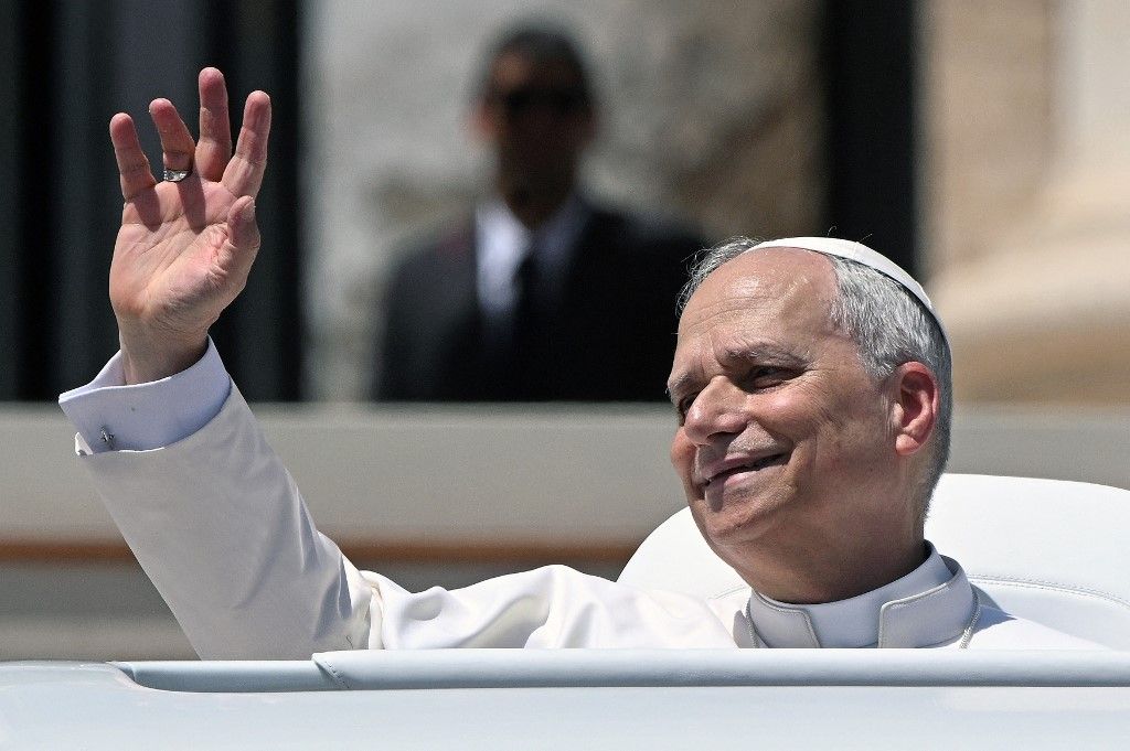 VATICAN - POPE LEO XIV DURING HIS WEEKLY GENERAL AUDIENCE IN ST PETER S SQUARE- 2025/6/4