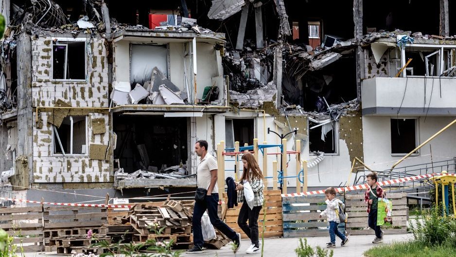 Life In Bucha Amid Devastation