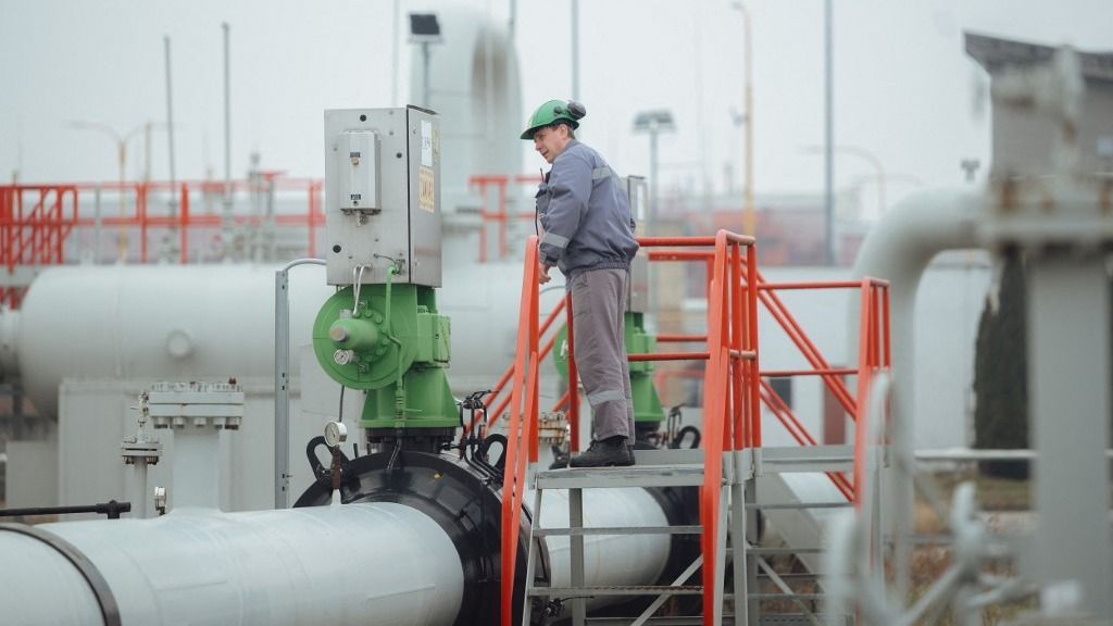 Gas flow at minimum at Eustream gas facility near Ukrainian border