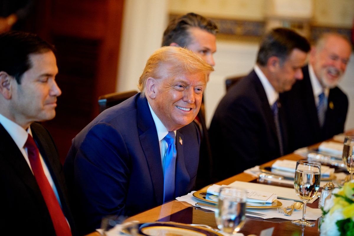 Israeli Prime Minister Netanyahu Visits The White House To Meet With President Trump